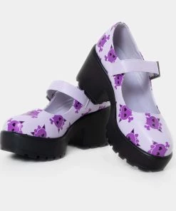 KOI Footwear Tira Skull Mary Janes ‘Purple Goth Edition’ 11 KOI Footwear Tira Skull Mary Janes ‘Purple Goth Edition’