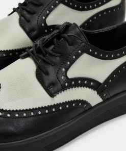 KOI Footwear SS22 Corson Men's Green Brogue Detail Shoes 11 KOI Footwear SS22 Corson Men's Green Brogue Detail Shoes