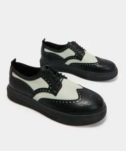 KOI Footwear SS22 Corson Men's Green Brogue Detail Shoes