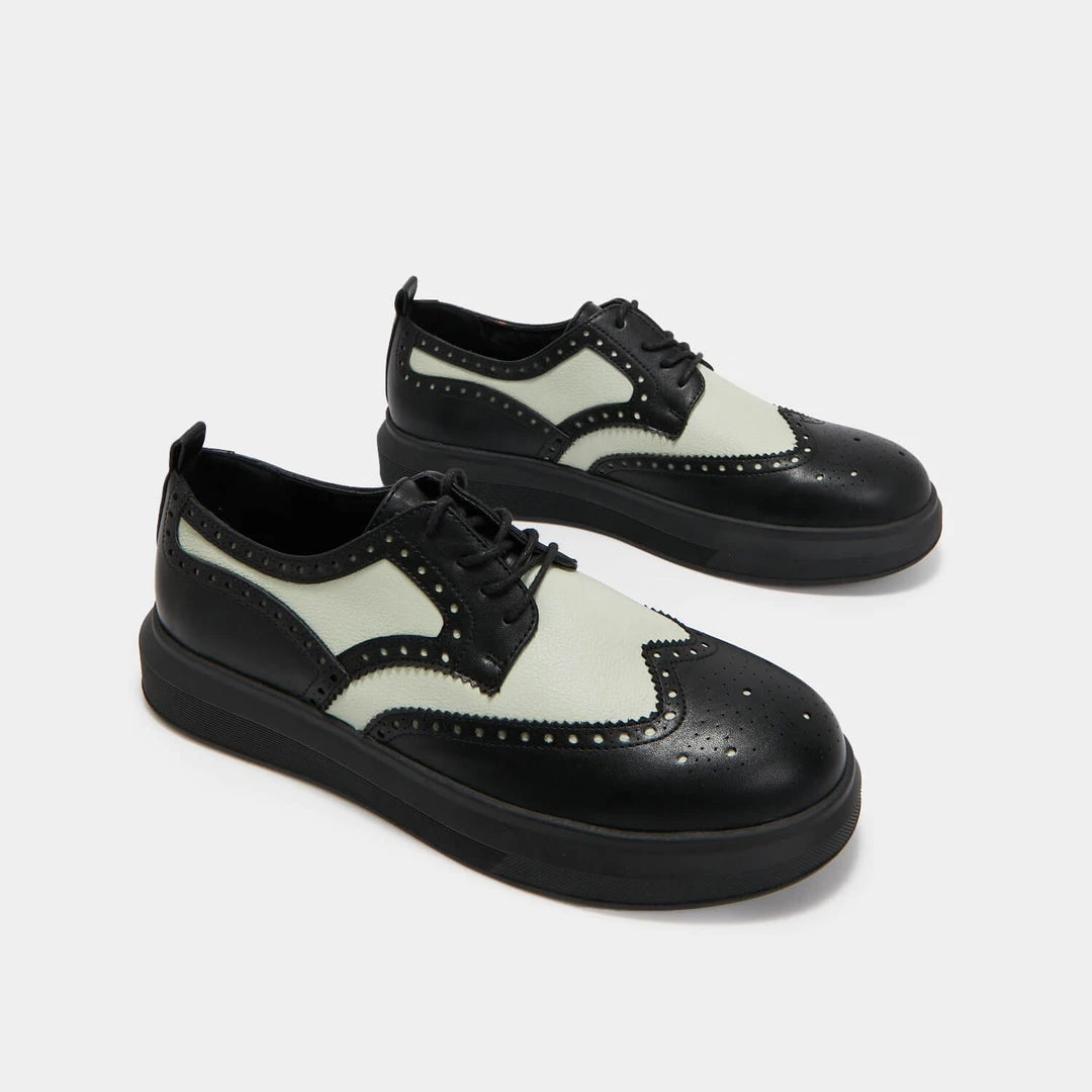 KOI Footwear SS22 Corson Men's Green Brogue Detail Shoes 4 KOI Footwear SS22 Corson Men's Green Brogue Detail Shoes