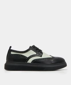 KOI Footwear SS22 Corson Men's Green Brogue Detail Shoes