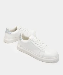 KOI Footwear Kantia Men's White Lace Up Trainers SS22 9 KOI Footwear Kantia Men's White Lace Up Trainers SS22