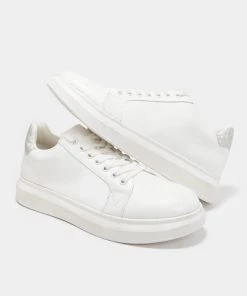 KOI Footwear Kantia Men's White Lace Up Trainers SS22