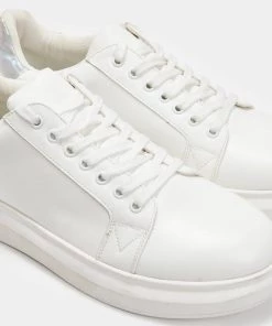 KOI Footwear Kantia Men's White Lace Up Trainers SS22 10 KOI Footwear Kantia Men's White Lace Up Trainers SS22