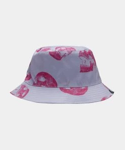 KOI Footwear Skull Vision Lilac Bucket Hat Kawaii
