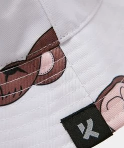 KOI Footwear Kawaii Beary Safe White Bucket Hat