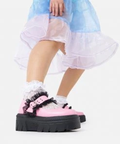 KOI Footwear Rococo Pink Corsage Shoes NEW IN