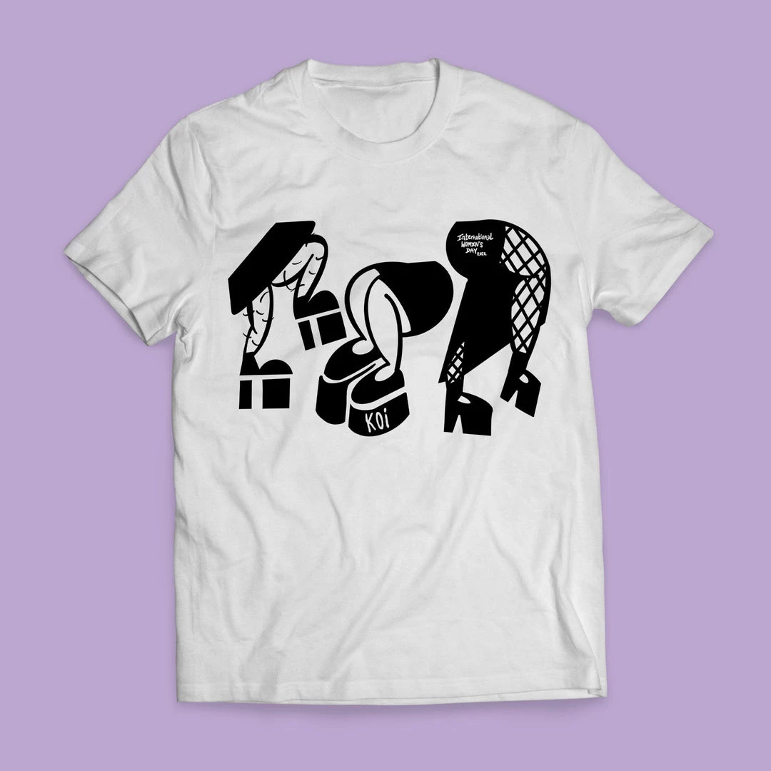 KOI Footwear Goth Cult Of Rae White T-Shirt 3 KOI Footwear Goth Cult Of Rae White T-Shirt