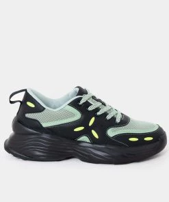 KOI Footwear NEW IN Acre Green Cities Men's Chunky Trainers