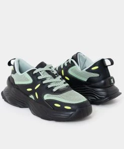 KOI Footwear NEW IN Acre Green Cities Men's Chunky Trainers