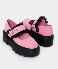 KOI Footwear Rococo Pink Corsage Shoes NEW IN