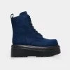 KOI Footwear Talwar Navy Chunky Stomper Boots