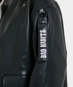 KOI Footwear Goth Bad Habits Men's Vegan Leather Jacket