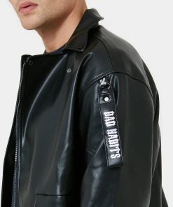 KOI Footwear Goth Bad Habits Men's Vegan Leather Jacket