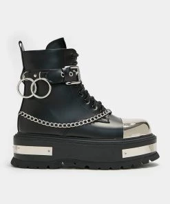 Meijiali Shoes NEW IN Borin Hardware Platform Boots