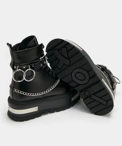 Meijiali Shoes NEW IN Borin Hardware Platform Boots