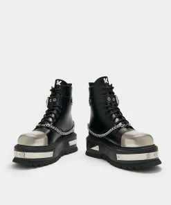 Meijiali Shoes NEW IN Borin Hardware Platform Boots