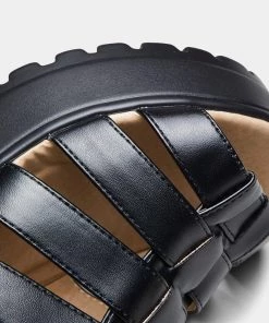 Elegant Shoes Ltd SII Strappy Cleated Sandals WOMEN'S