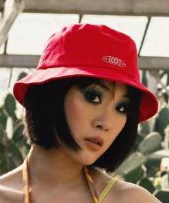 KOI Footwear Magenta Koi Bucket Hat