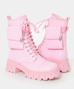 KOI Footwear NEW IN Banshee Light Pink Boots