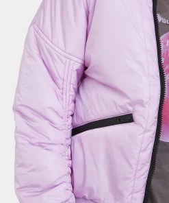 KOI Footwear Lilac Messages Women's Bomber Jacket