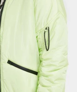 KOI Footwear CLOTHING Lime Green Messages Men's Bomber Jacket