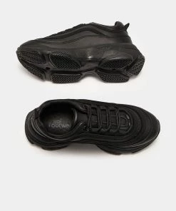 Elegant Shoes Ltd Lizzies V2 Black Extra Chunky Trainers