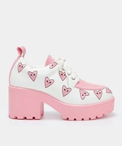 KOI Footwear Princess Juice Heart Chunky Shoes