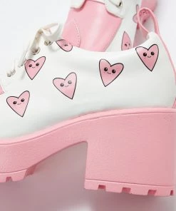KOI Footwear Princess Juice Heart Chunky Shoes