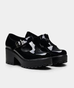 Elegant Shoes Ltd NEW IN SAI Black Mary Janes 'Patent Edition'