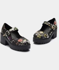 Elegant Shoes Ltd Tira Mary Janes 'Floral Edition' NEW IN