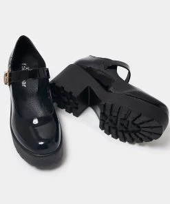 Elegant Shoes Ltd TIRA Black Mary Janes 'Patent Edition' NEW IN