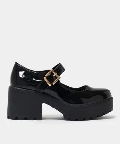Elegant Shoes Ltd TIRA Black Mary Janes 'Patent Edition' NEW IN