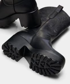 Elegant Shoes Ltd WOMEN'S WINTU Long Chunky Western Boots