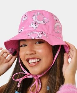 KOI Footwear Kawaii Lotso Love Pink Bonnet Hat