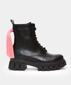 KOI Footwear Pixie, The Scream Of Illusion Hair Boots Goth