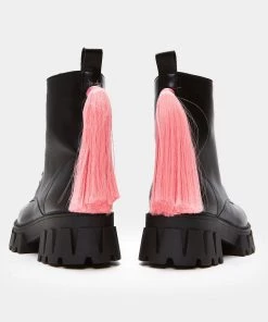 KOI Footwear Pixie, The Scream Of Illusion Hair Boots Goth