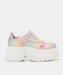 KOI Footwear Popping Candy Glitter Trainers