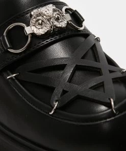 KOI Footwear Silent Dusk Owl Pentagram Loafers