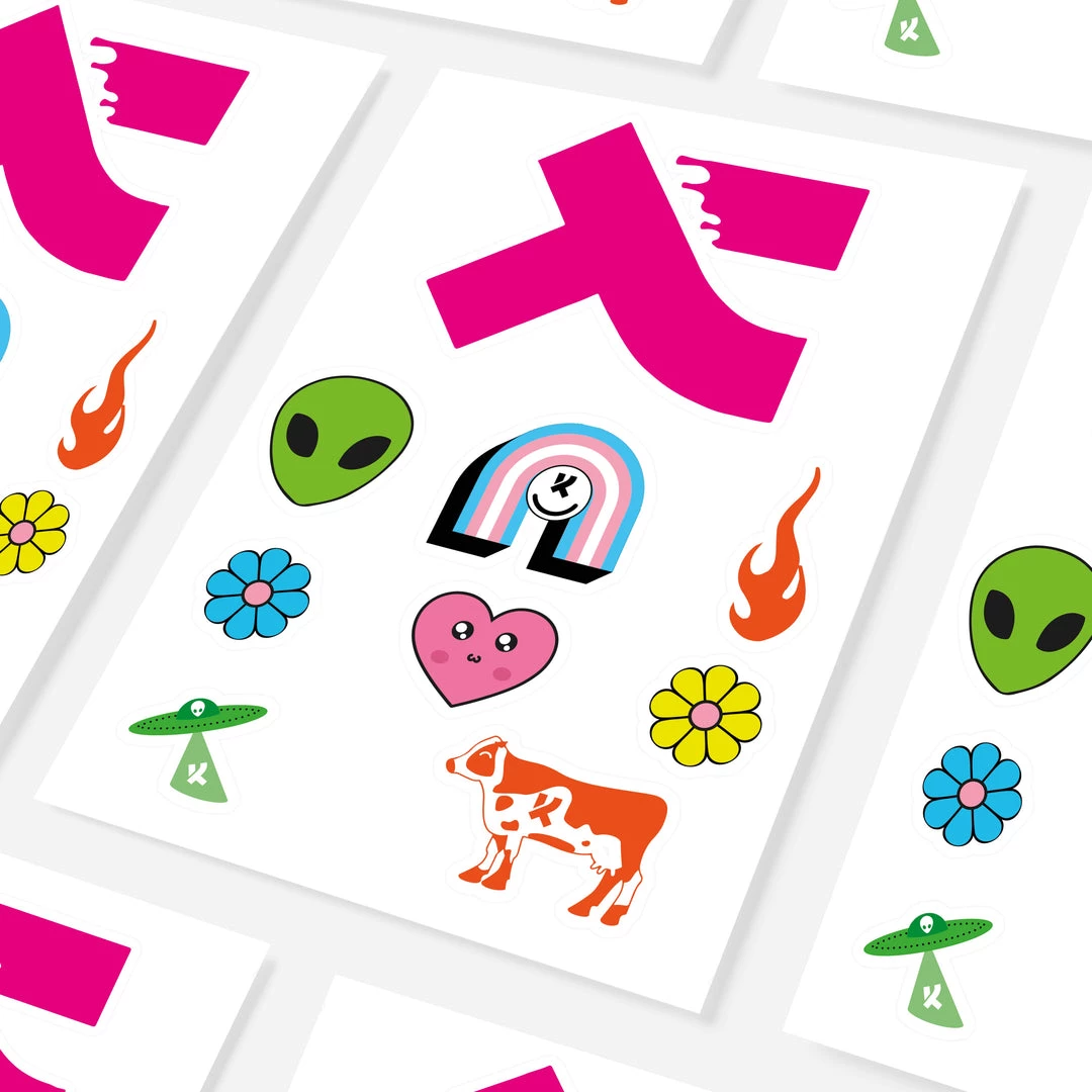 KOI Footwear ACCESSORIES Koi Box Stickers- Style 1 4 KOI Footwear ACCESSORIES Koi Box Stickers- Style 1