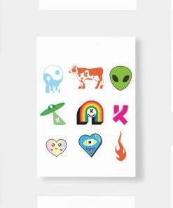 KOI Footwear Koi Box Stickers- Style 2