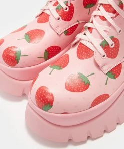 KOI Footwear Strawberry Shortcake Pink Vilun Boots NEW IN