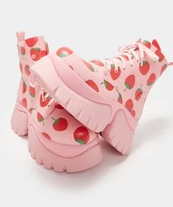 KOI Footwear Strawberry Shortcake Pink Vilun Boots NEW IN
