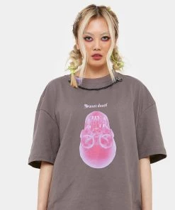 KOI Footwear Sweet Death Women's Oversized T-shirt CLOTHING
