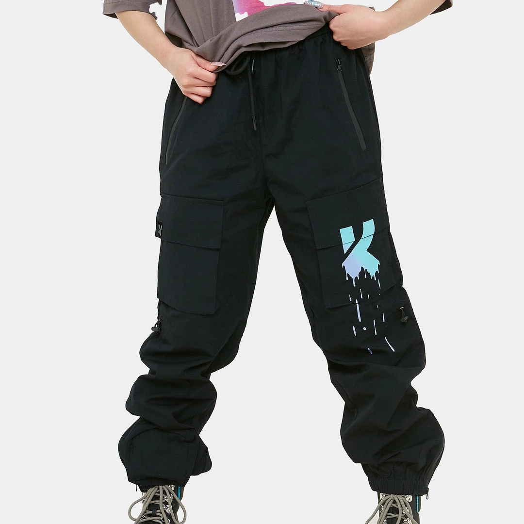 KOI Footwear The Sprinkle K Women's Baggy Cargo Trousers 3 KOI Footwear The Sprinkle K Women's Baggy Cargo Trousers