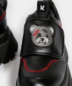 KOI Footwear The Terror Of Monakuma Black Vilun Platform Trainers