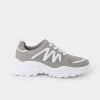 KOI Footwear Vega Chunky Grey Trainers