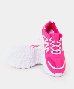 KOI Footwear Vega Chunky Pink Trainers