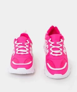 KOI Footwear Vega Chunky Pink Trainers