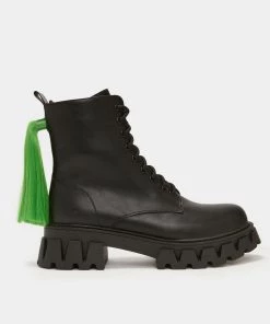 KOI Footwear Vita The Ink Of Fear Hair Boots SALE